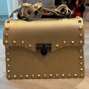 Gold Studded Women's Bag